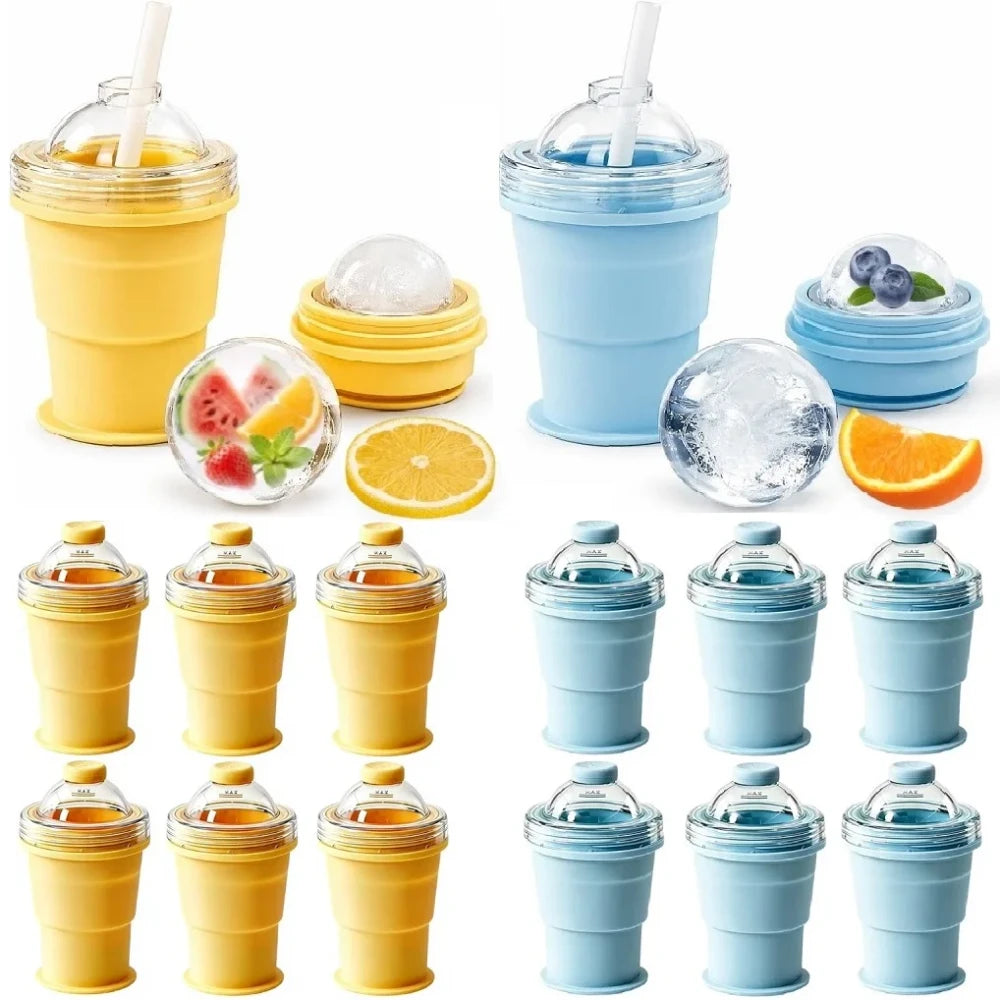 Foldable Ice Ball Maker Cup