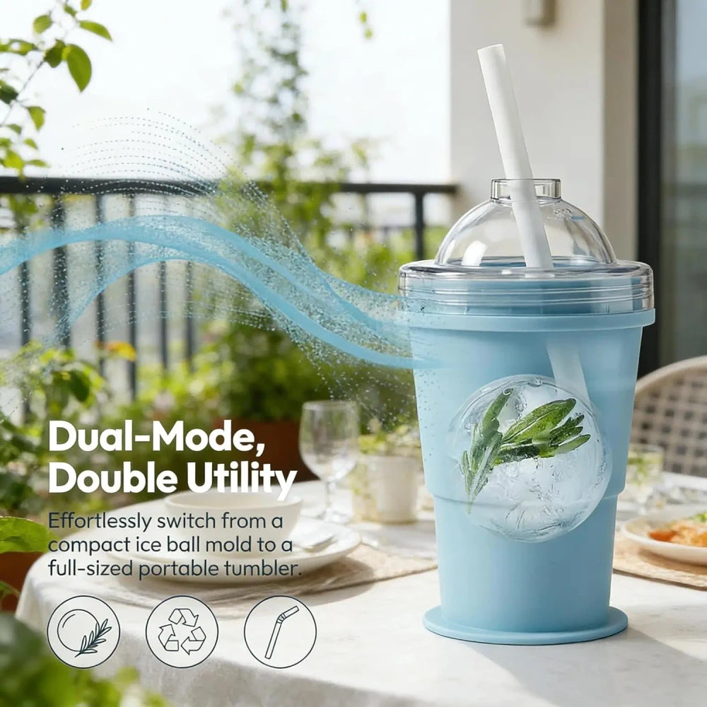Foldable Ice Ball Maker Cup