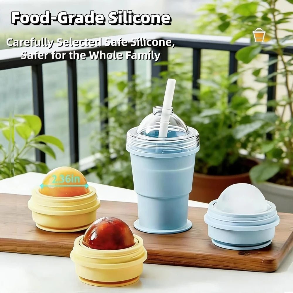 Foldable Ice Ball Maker Cup
