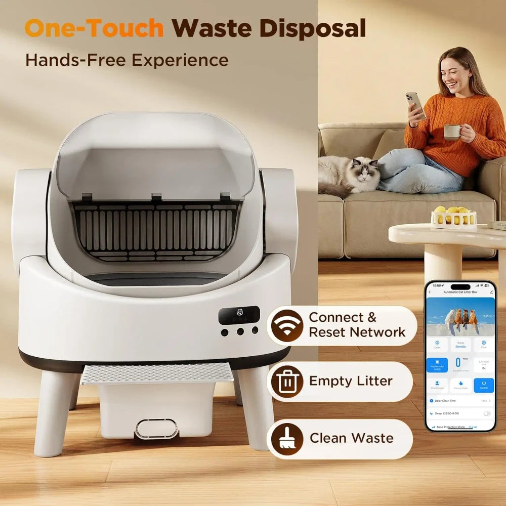 Smart Self-Cleaning Litter Box