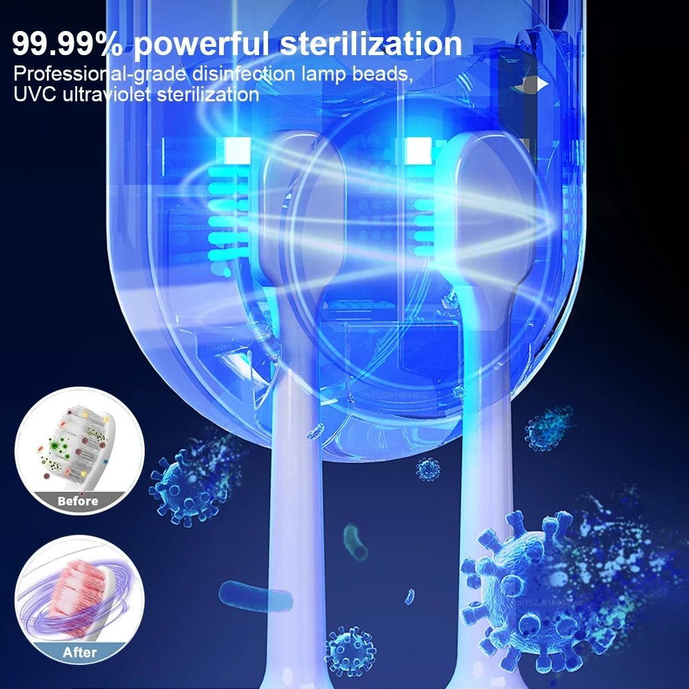 Wall-Mounted UV Toothbrush Dryer